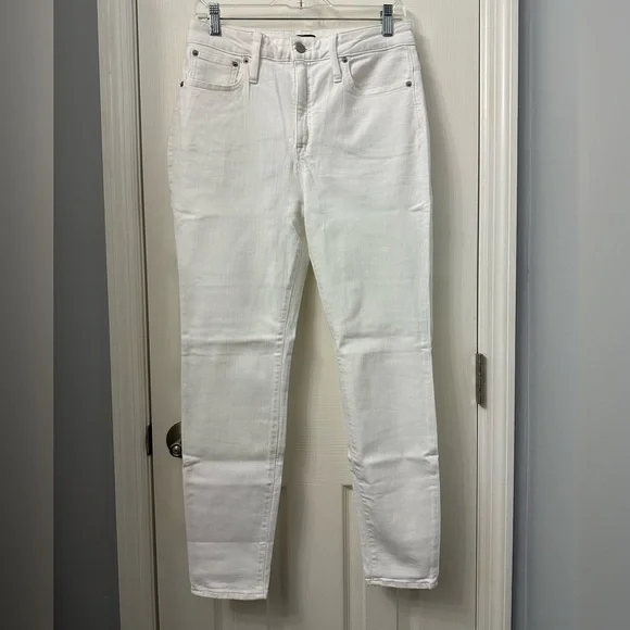 Women’s J Crew white jeans size 30 - Picture 1 of 4